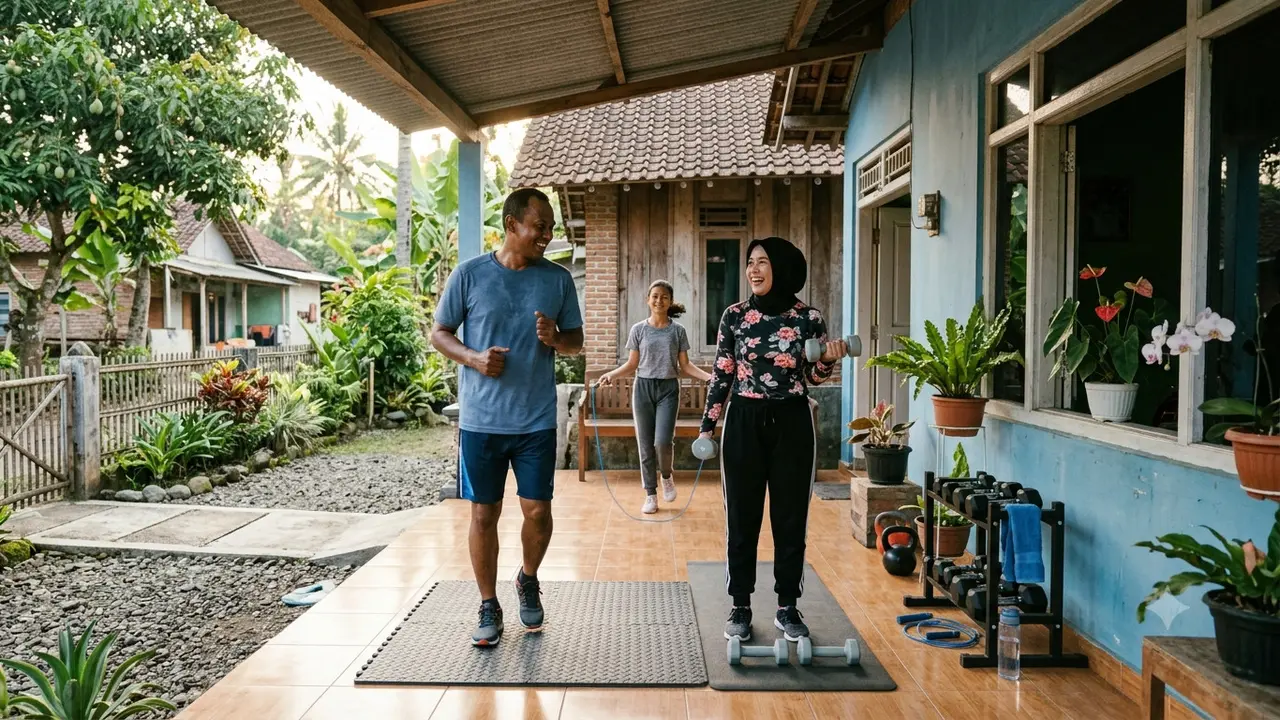 Ide Teras untuk Area Olahraga dan Cocok untuk Orang Mageran