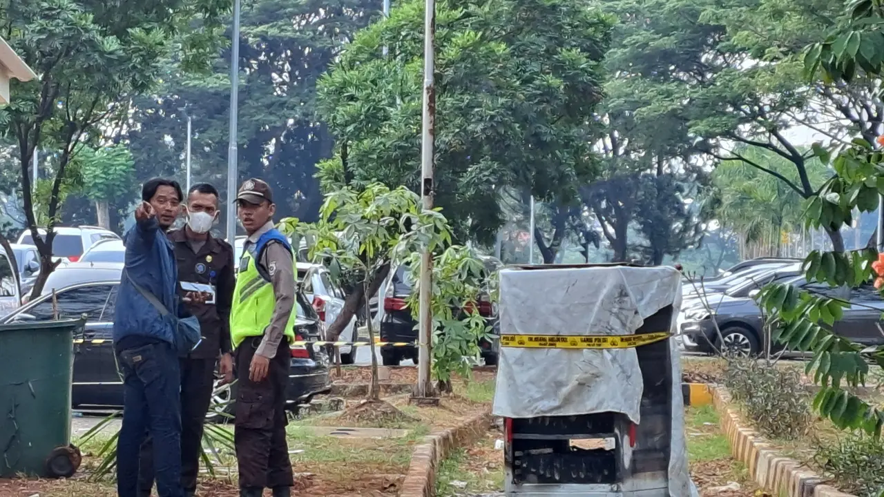Situasi di Eka Hospital usai terjadi ledakan. (Liputan6.com/Pramita Tristiawati)