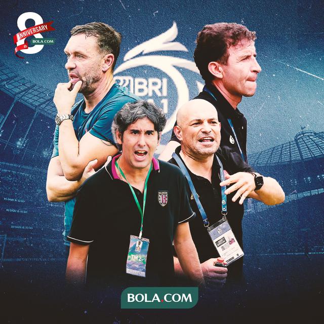 Liga 1 - Thomas Doll, Bernardo Tavares, Stefano Cugurra, dan Luis Milla