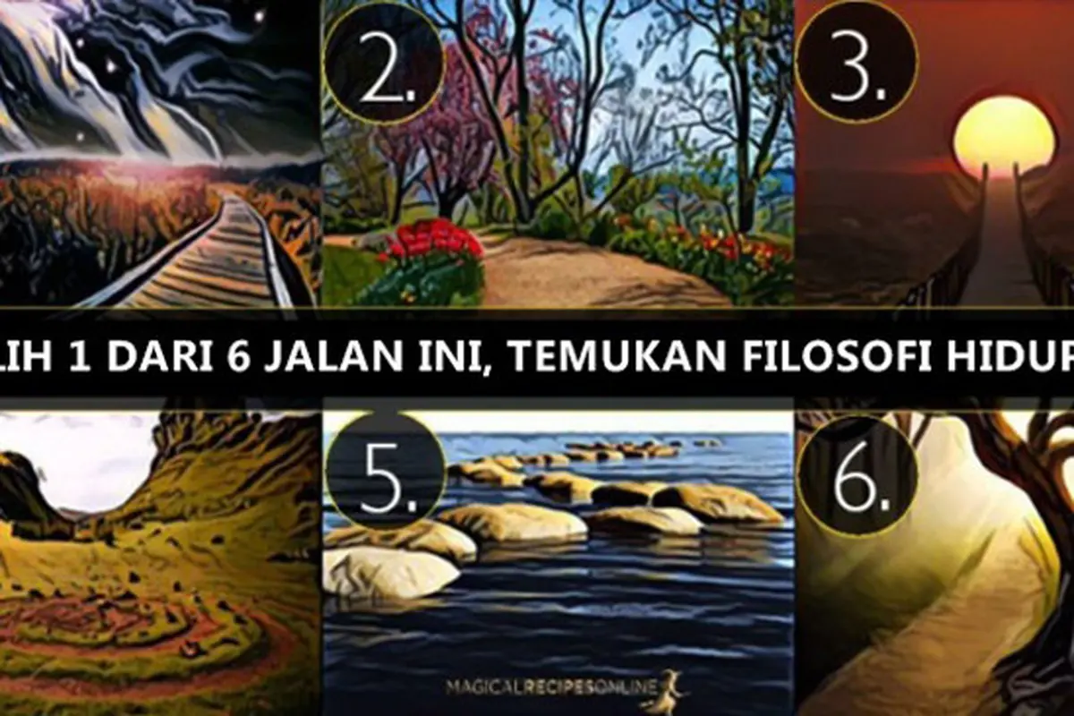 Pilih Satu Jalan di Gambar Ini, Ungkap Prediksi Filosofi Hidupmu