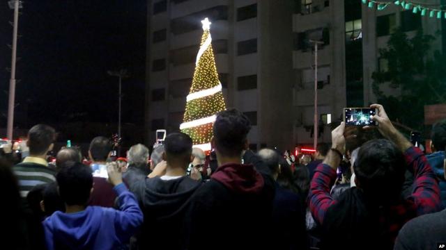 Perayaan Natal 2019 di Gaza.