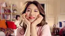 Suzy Miss A juga pernah menyumbang Rp 115 juta. Ia menyumbang secara diam-diam, akan tetapi kabar itu akhirnya bocor. (foto: Soompi)