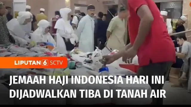Jemaah haji Indonesia hari ini dijadwalkan tiba di Tanah Air secara bertahap. Secara keseluruhan, proses pemulangan jemaah akan berakhir pada 2 Agustus 2023 mendatang.