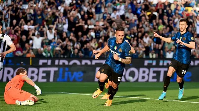 Foto: Demi Pepet Tetangga, Inter Milan Kerja Keras Kalahkan Udinese di Liga Italia