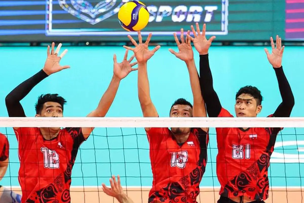 Foto: Lolos ke Babak 12 Besar dengan Status Pimpinan Klasemen, Begini Perjuangan Timnas Voli Putra Indonesia di AVC Challenge Cup 2023