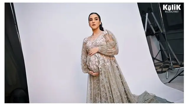 10 Gaya Meternity Shoot Tasya Farasya di Kehamilan Kedua, Tampil Stunning