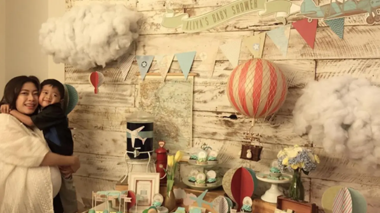 Baby shower kehamilan kedua Aliya Rajasa