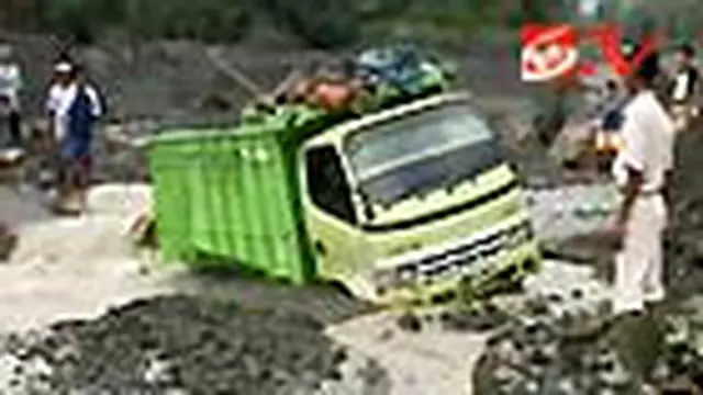 Lahar Dingin Merapi Turun Lagi