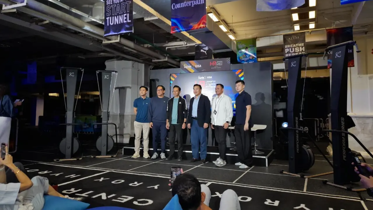 Konferensi pers acara Jakarta Hybrid Race 2026