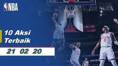 Berita Video 10 Aksi Terbaik NBA 21 Februari 2020