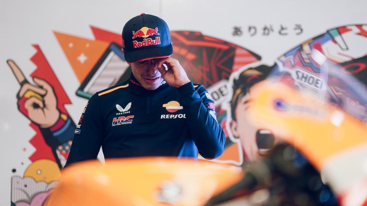 Momen Marc Marquez Menangis Usai Raih Podium Sprint Race MotoGP ...