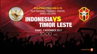 Prediksi Indonesia Vs Timor Leste (Liputan6.com/Trie yas)