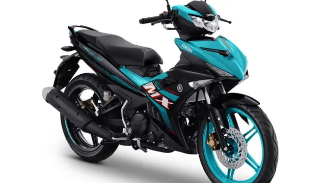 Yamaha MX King 150 warna cyan