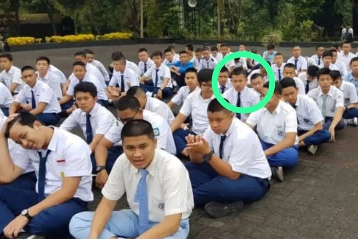 Alim Bimo Prawoto saat mendaftar Taruna