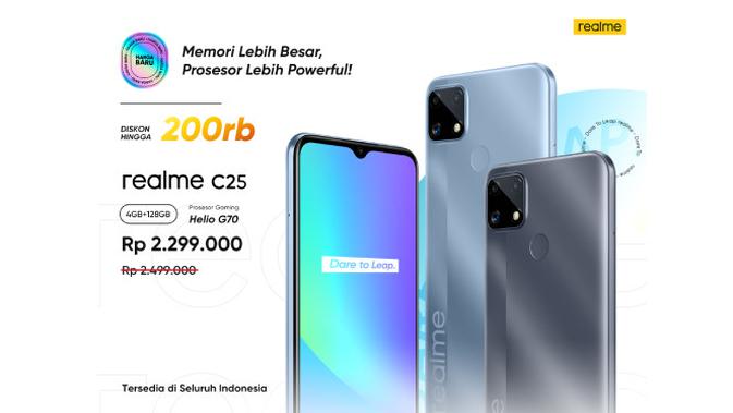 Realme C25. Dok: Realme Indonesia