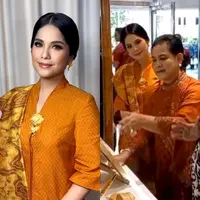 Annisa Pohan turut menghadiri pameran kerajinan International Handicraft Trade Fair atau Inacraft 2024 di JCC Senayan pada 28 Februari kemarin. [@barry_irawan/@bamboricraft/@wereinacraft]