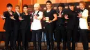 Para personel Super Junior mengaku sangat bangga atas apresiasi yang mereka ukir selama ini tak akan sia sia. (AFP/Bintang.com)