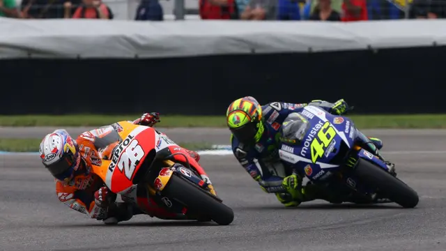 Dani Pedrosa dan Valentino Rossi 