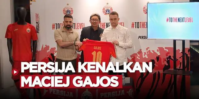 VIDEO: Resmi Bergabung, Maciej Gajos Berjanji Berikan yang Terbaik untuk Persija Jakarta