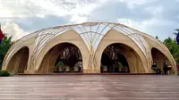 Indonesia menyiapkan lokasi santap siang dengan tamu negara KTT G20 di tempat yang indah, yaitu bangunan Bamboo Dome di Apurva Kempinski, Nusa Dua, Bali.