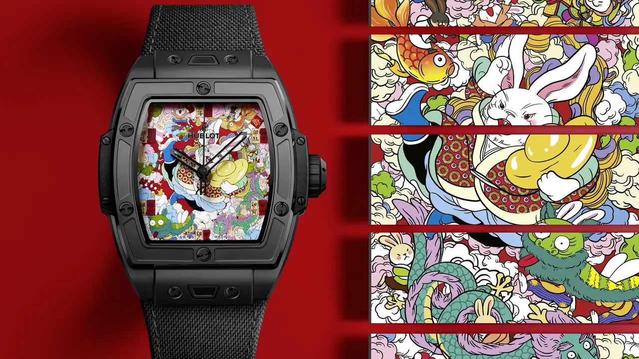 Gandeng Artisan China, Hublot Hadirkan Jam Tangan Berlukiskan Elemen Imlek di Dalamnya