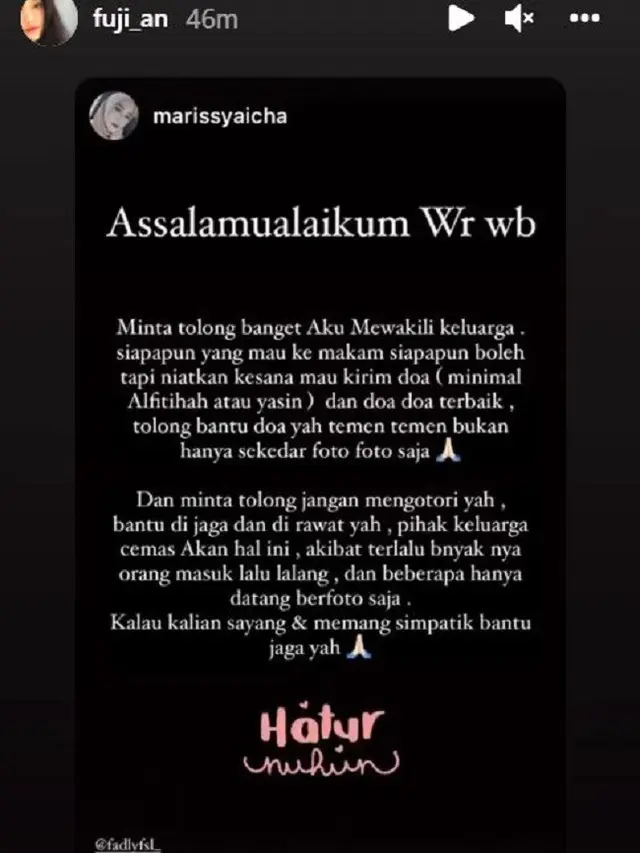 Vanessa Angel - Bibi Andriansyah (Foto: Instagram/@fuji_an)