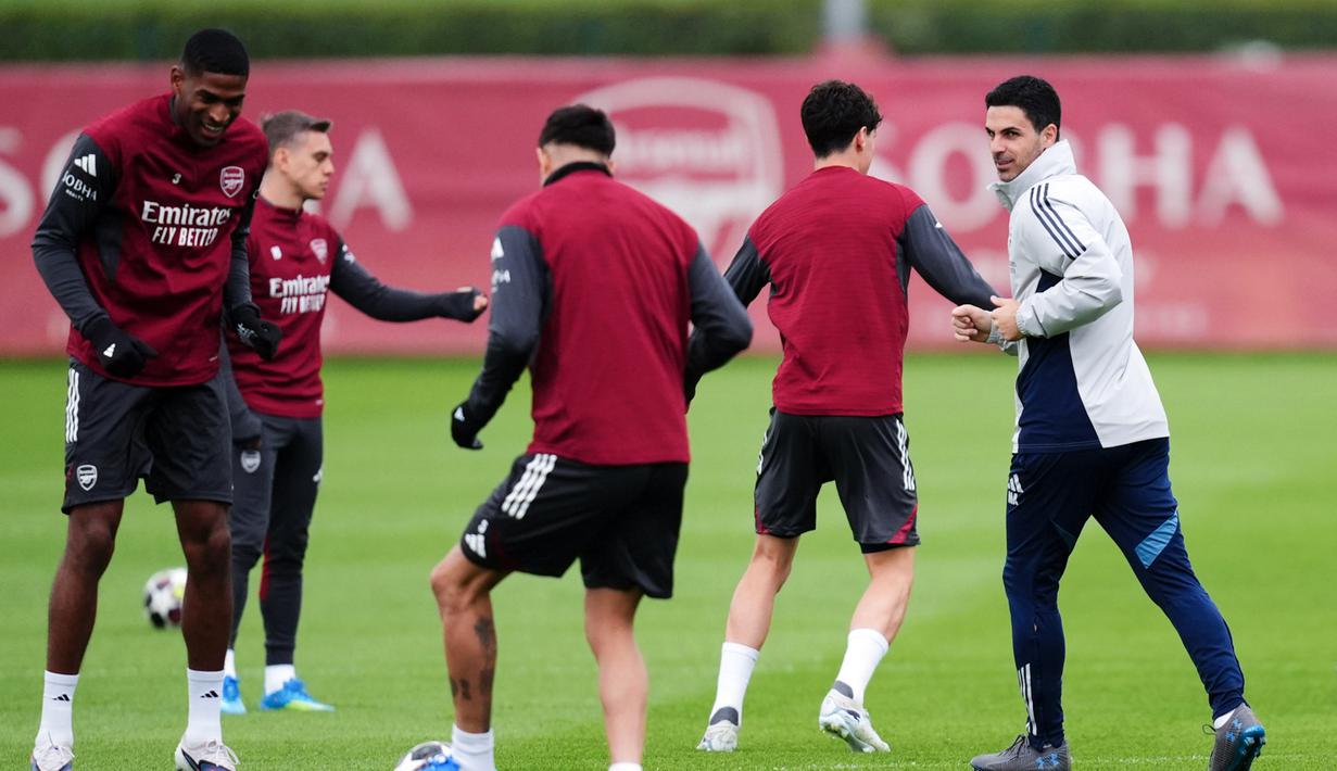 Arsenal memiliki rekor yang sangat nyaman menghadapi tim Spanyol di Liga Champions, mencatat tujuh kemenangan beruntun melawan wakil La Liga. Mereka juga tengah bersaing ketat dengan Manchester City dalam perebutan gelar juara Premier League. (John Walton/PA via AP)