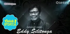 Aida Mustafa tak bisa menahan air mata saat sahabatnya, Eddy Silitonga meninggal dunia.