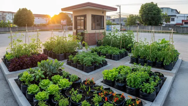 Ide Kebun Sayur Mini di Pos Kamling/Gemini AI