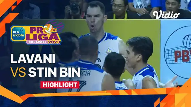 Berita video highlights pertandingan Final Four PLN Mobile Proliga 2023 kategori putra antara Jakarta Lavani Allo Bank melawan Jakarta STIN BIN, Minggu (12/3/2023) malam hari WIB.