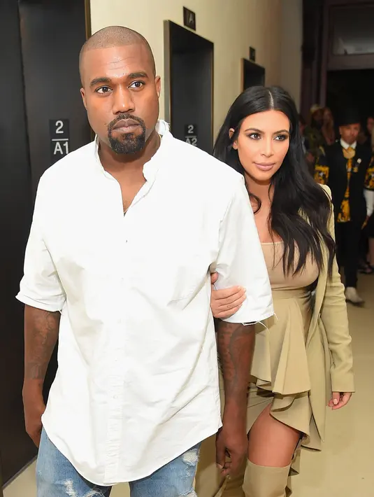 Hingga saat ini Kim Kardashian masih bungkam kepada Kanye West serta awak media tentang siapakah mantan kekasih Kim Kardashian. (AFP/Bintang.com)