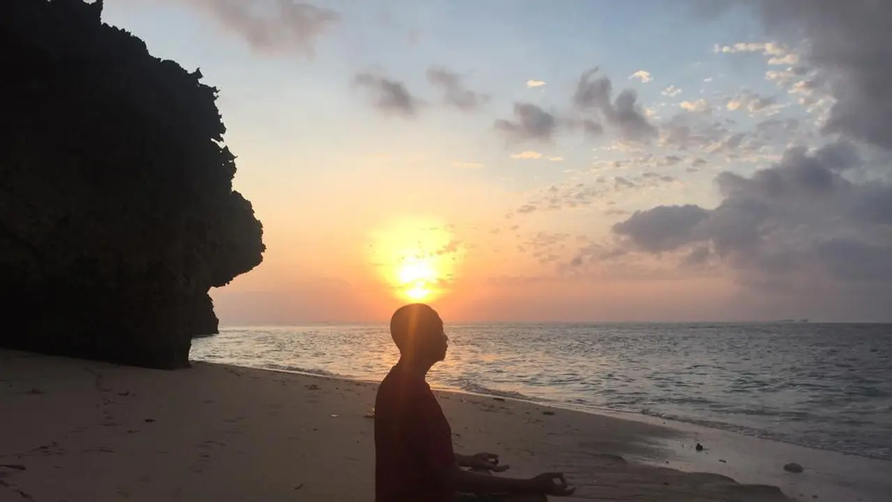 Redy Supradianto di Geger Beach Nusa Dua Bali