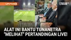 Papan ini memungkinkan penyandang tunanetra menikmati pertandingan secara langsung dengan cara baru, yaitu melalui sentuhan.