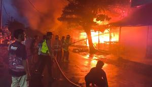 Kebakaran Pasar Pagi Pemalang (Dok: Polres Pemalang)