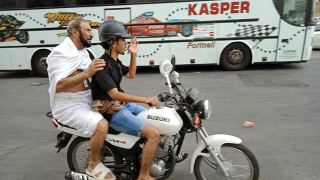 Warga Makkah jadi angkutan dadakan jemaah haji