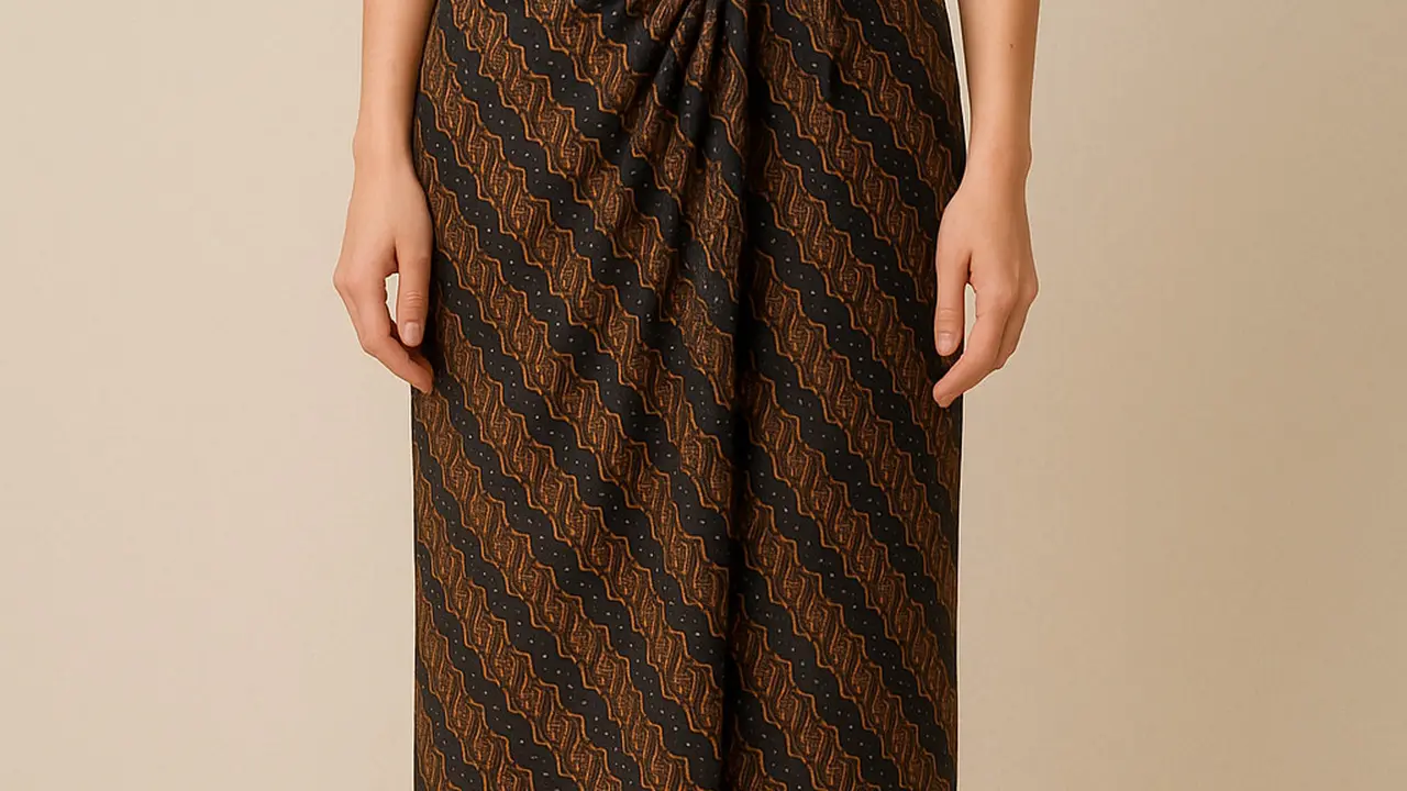 Model Bawahan Batik Rok Lilit (Wrap Skirt) (Foto: ChatGPT)