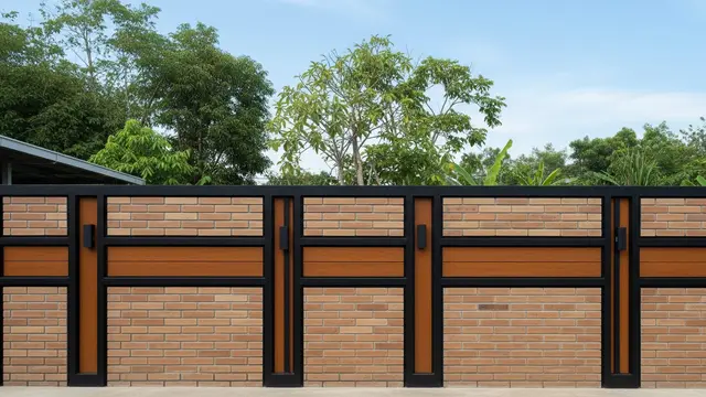 Inspirasi Pagar Bata Tempel yang Cocok untuk Rumah Desa Modern