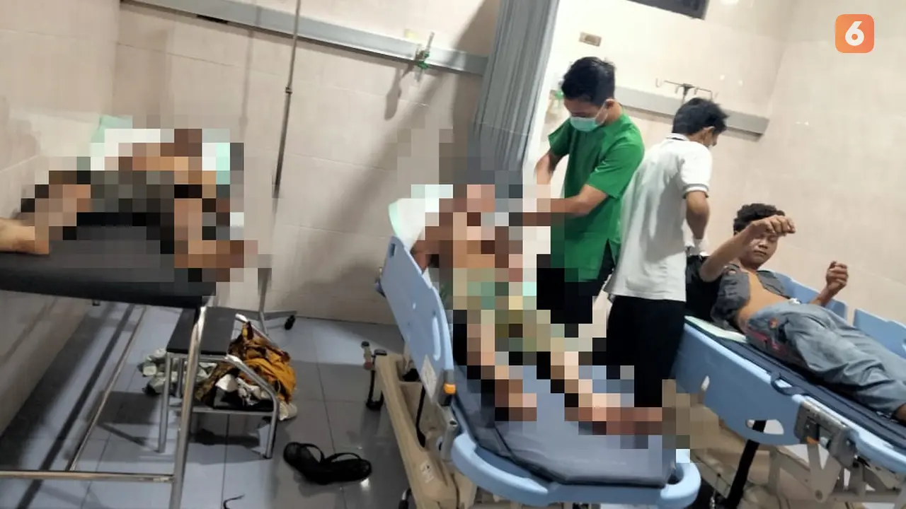 Korban Gas Elpiji meledak di Banyuwangi, menjalani perawatan di RSUD Genteng (Hermawan Arifianto/Liputan6.com)
