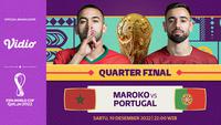 Link Live Streaming World Cup 2022 Quaterfinal Maroko Vs Portugal di Vidio