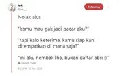 6 Twit Kocak Nolak Halus, Bikin Hati Perih