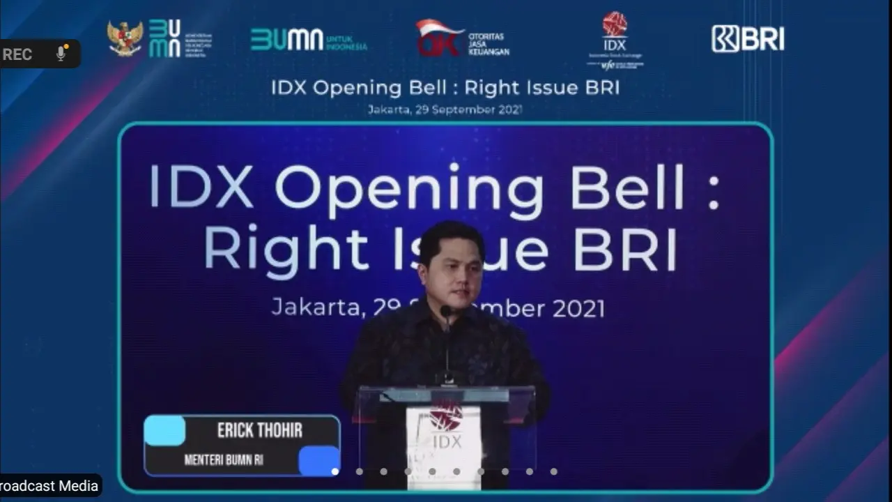 Menteri BUMN, Erick Thohir