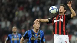 Alexandre Pato sendiri pernah berpetualang di Eropa kala musim 2007/2008 hingga 2012/2013. Saat itu dirinya bermain untuk AC Milan. (AFP/Filippo Monteforte)