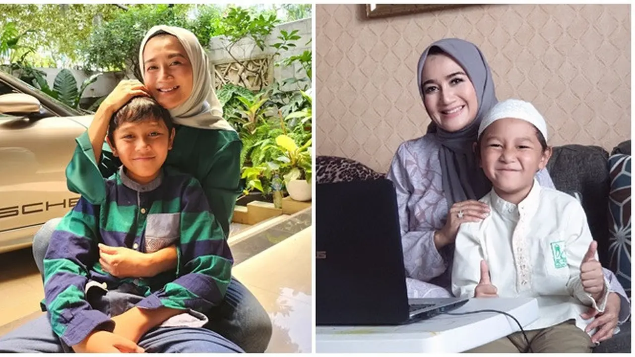 6 Potret Nini Carlina dan Buah Hati, Sabar Rawat Anaknya yang Berkebutuhan Khusus