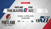 Portland Trail Blazers Vs Utah Jazz (Bola.com/Adreanus Titus)