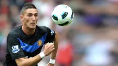 Aksi striker MU Federico Macheda ketika berhadapan dengan Sunderland dalam lanjutan Liga Premier di Stadium of Light pada 2 Oktober 2010. AFP PHOTO/ANDREW YATES