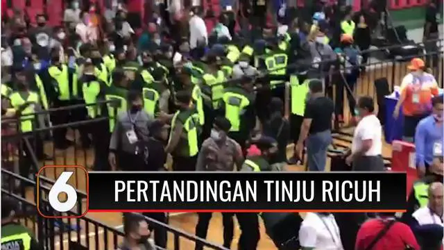 VIDEO: Atlet Tinju DKI Jakarta Baku Hantam dengan Relawan PON XX Buntut Kalah dari Petinju NTT