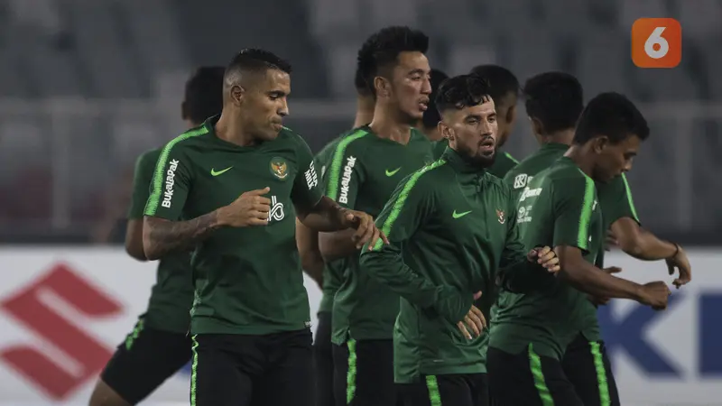 Latihan Timnas Indonesia