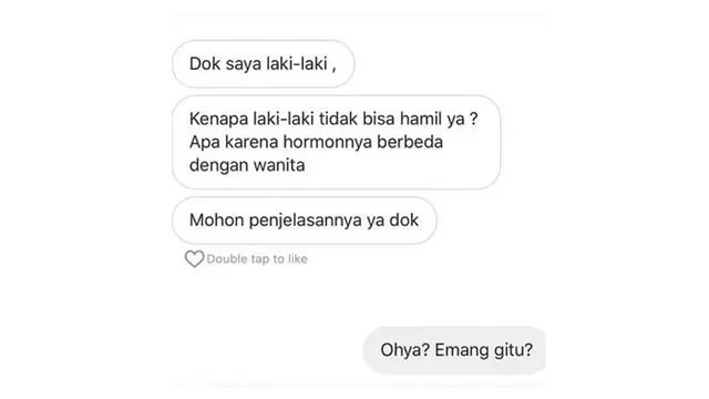 6 Chat Iseng Pasien ke Dokter Ini Melatih Kesabaran, Kocak