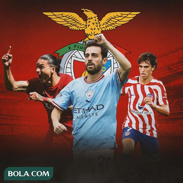 Benfica - Darwin Nunez, Bernardo Silva, Joao Felix