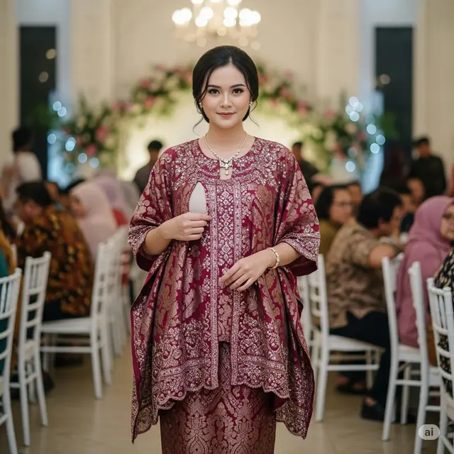 Baju Brokat Pesta Elegan 2025. Foto: Gemini